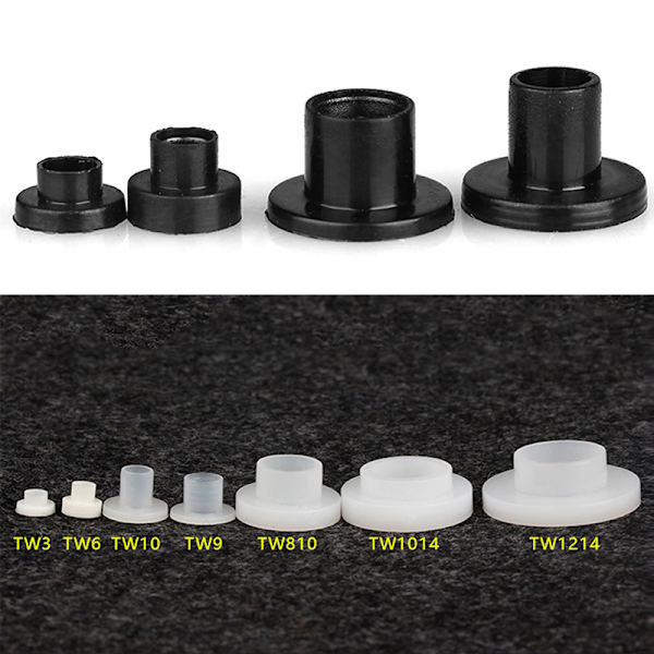 5/10/20/50/100st M3 M4 M5 M6 M8 M10 M12 M14 M16 Skruv Nylon Tr White 100Pcs TW-6/M3