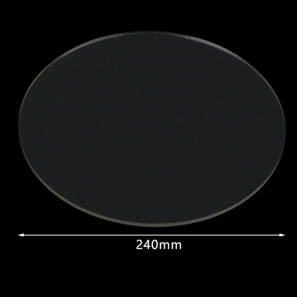 2 mm klar cirkel akrylskivor för runda tårtskivor DIY 24CM