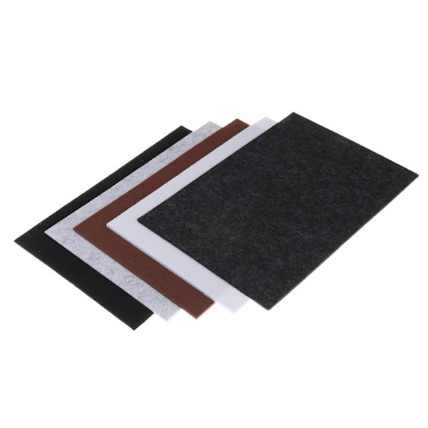 Självhäftande fyrkantiga filtdynor Möbelgolvskydd DIY Grey 0