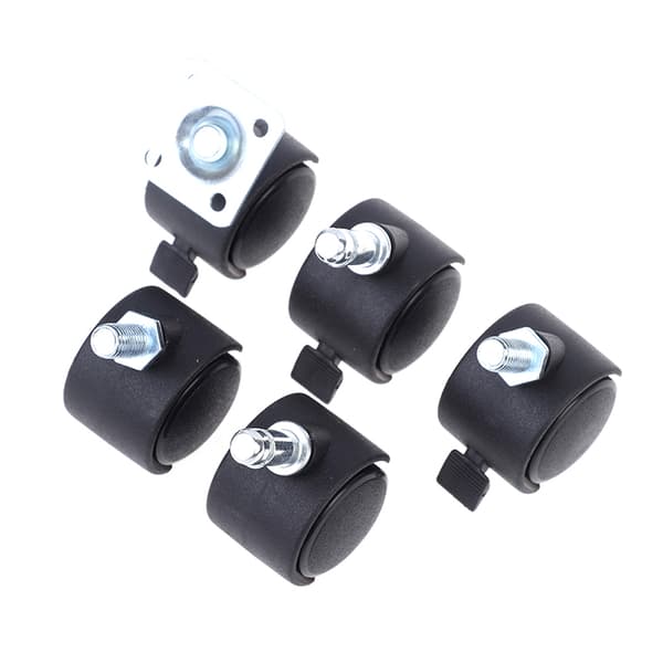4st 30mm Stol Hjul Möbel Hjul Svänghjul Hjulbroms Whee 3(Clasp)