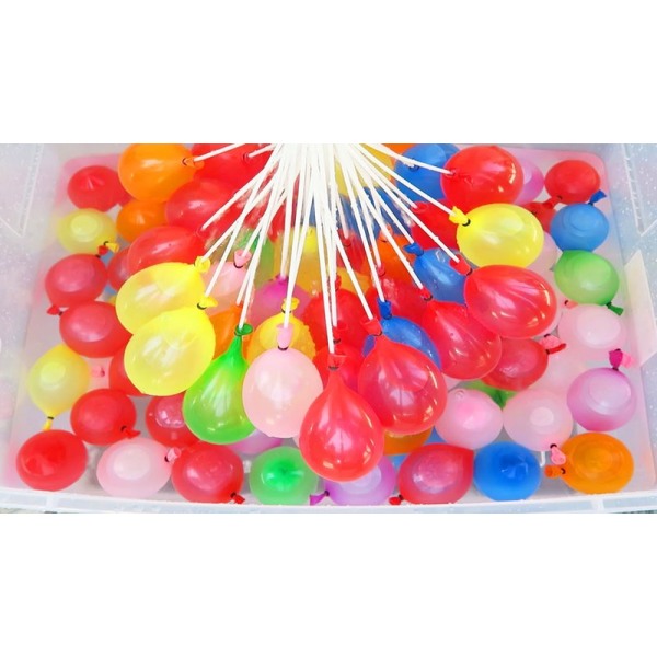 Vattenballonger - Snabbfyllda och Självförslutande 111st multifärg