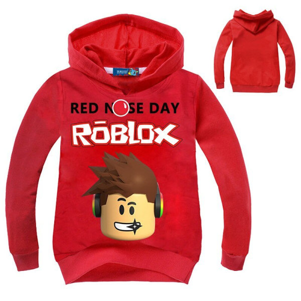 'Roblox' Unisex hættetrøje til børn Red 128