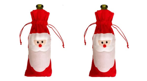 Joulupukkipullo 2-PACK:ssa
