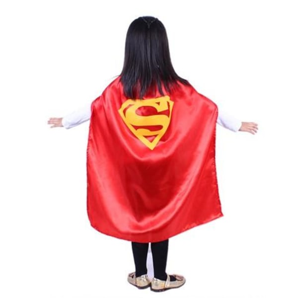 Superman/stålmannen cape/mantel - röd