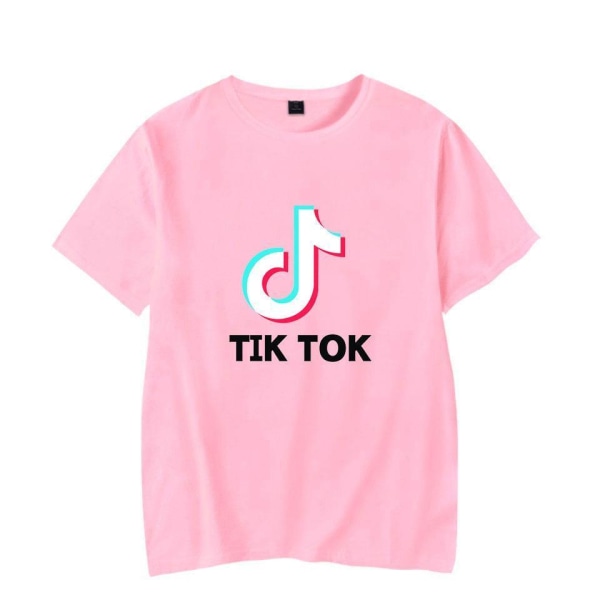 'Tik Tok' Børne Unisex T-shirt pink Pink 152