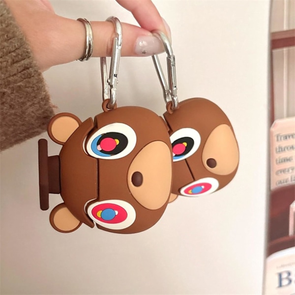 Skal Kompatibelt med Airpods 4, Sött Kawaii Design Hörlursskydd, Barn Pojkar Flickor Portabla Tillbehör Mjukt Silikon Trådlösa Hörlurar