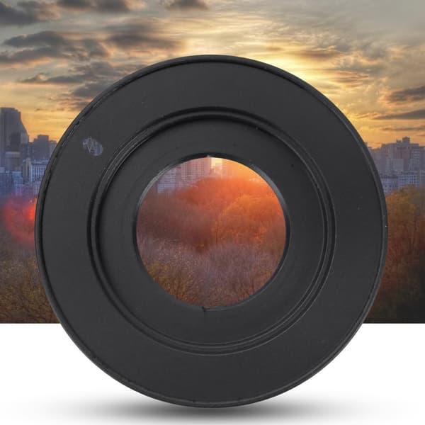 C-M4/3 Metal Linseadapterring til C-monteringskameraobjektiv, der passer til M4/3-kamera