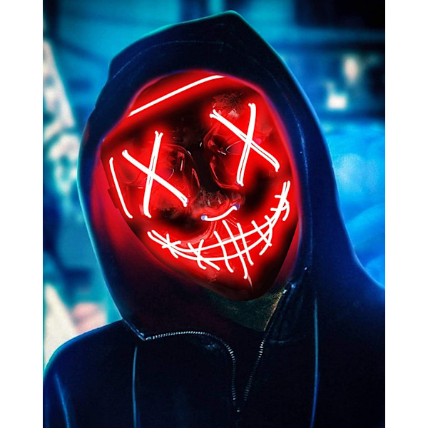 Halloween LED Horror Cool Modemaske