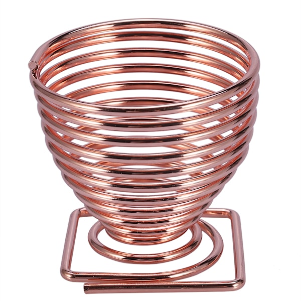 Kosmetisk svamp puder puff blender torkställ hållare rack stöd roséguld fyrkantig