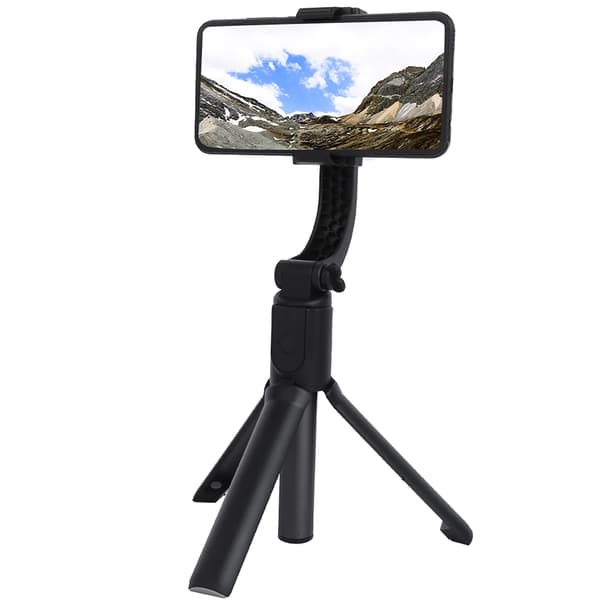 Kulfäste stabilisator Anti-Shake stativ Bluetooth fjärrkontroll Selfie Stick för Android
