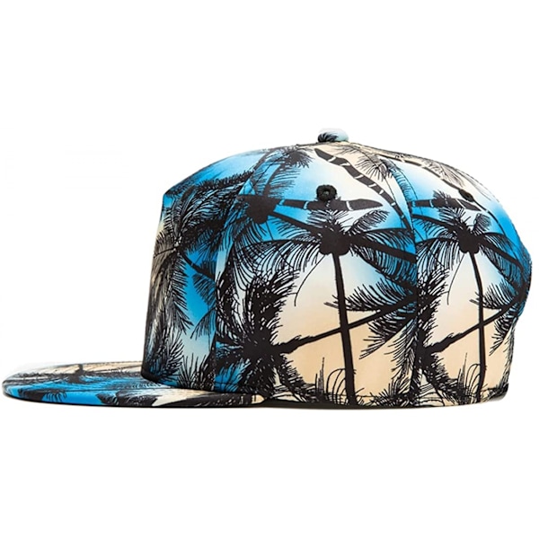 AVEKI Klassisk Snapback Hat Hip Hop Flat Bill Visor Cap - Unisex Voksen Justerbare Baseball Caps