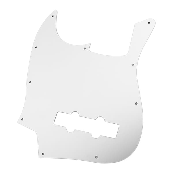 Elektrisk gitarr plektrumskydd Front Pick Guard Jazz Bass Scratch Plate Aluminiumlegering Silver