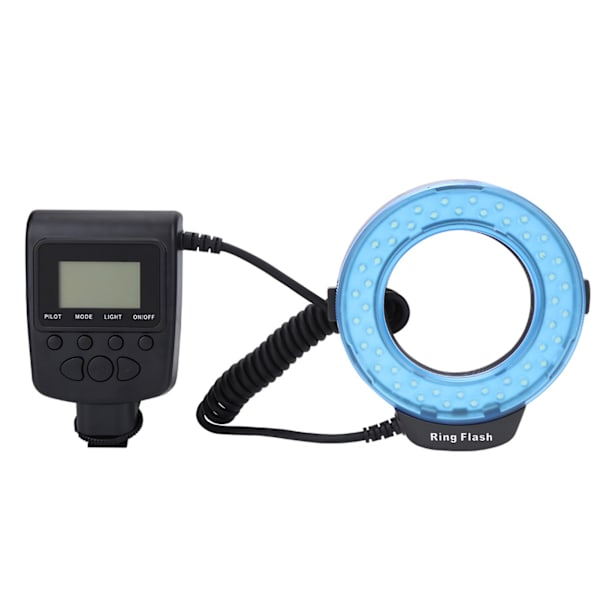 Bärbar 48 LED-ringblixtlinsadapterringssats för Canon för Nikon för Fuji SLR-kamera