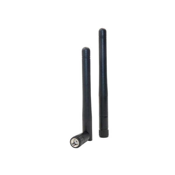2 stk. RP-SMA gummiandeantenne LoRa / LoRaWAN-antenne med 870-960Mhz, 2dB