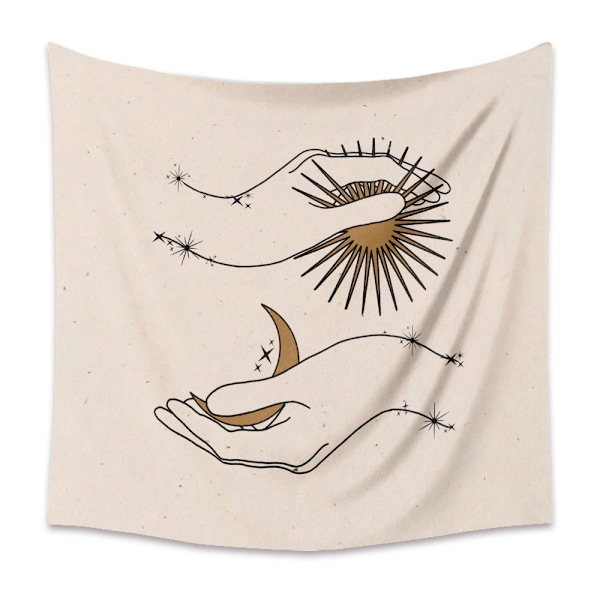 Wekity-seinävaate Esteettinen Taide Koti Tausta Kangas Sisustus Lahja Mandala Bohemia Seinävaate Sopii Olohuoneen Makuuhuoneen Sisustukseen (30 ，51 x 59 tuumaa)