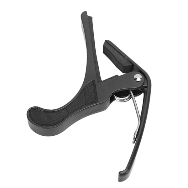 Gitarr Capo Alloy Snabbkoppling Elektrisk Gitarr Capo Set med 2PCS Gitarrplektrum för Banjo Mandolin Svart