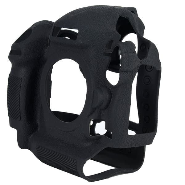 Holdbart til Nikon D4 D4S kamerataske cover blødt silikone beskyttende sort