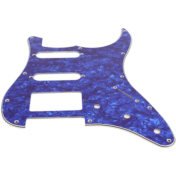 Elektrisk guitar pickguard PVC plastbeskyttelse ridseplade frontplade panel dæksel instrument tilbehør blå perlefarve GSSH63