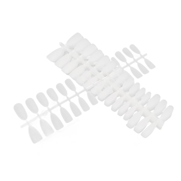 300 stk. Matte Negletip - Sikker, Åndbar, Ultra Tynd, Letvægts Fuld Dækning Falske Negle til Neglesalon og Hjemme-DIY