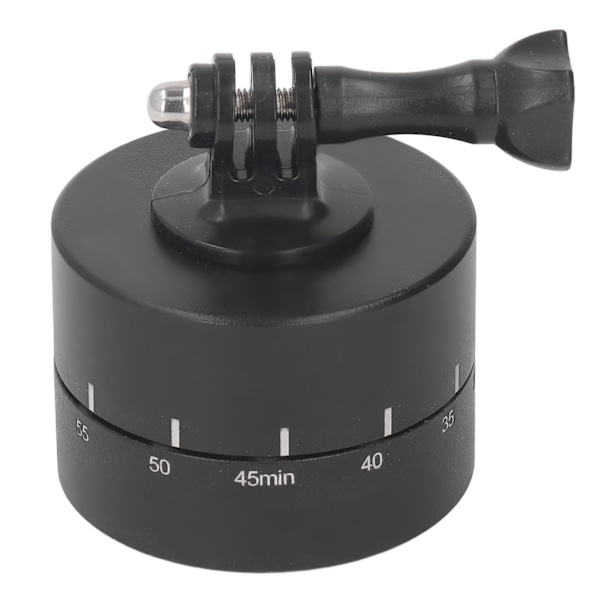 Panoramisk stativhuvud 360 graders rotation 60 minuter tidsfördröjning Pan Tilt Panoramisk huvud för actionkameror