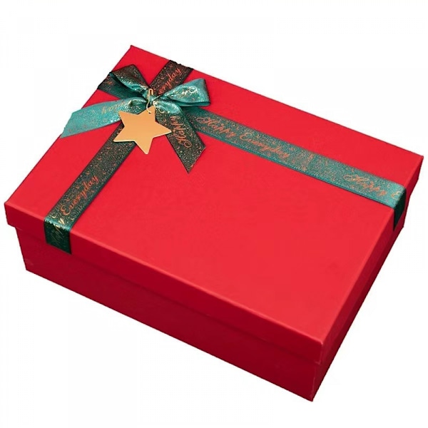 Presentförpackning 9 x 6 x 2 tum, presentförpackningar med lock Lyxiga julklappsaskar för presentförpackning