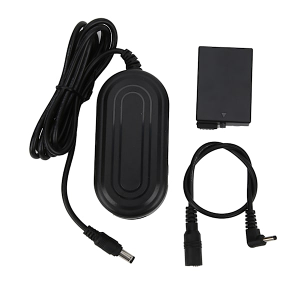 AC-adapter, strömförsörjning och LPE8-batteridummy DC-kopplingskit för Canon 550D-kamera