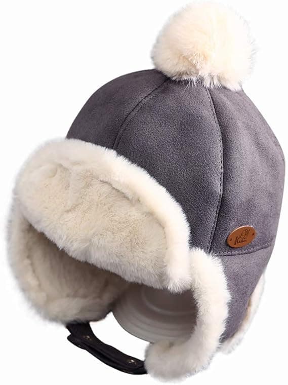Baby Boy Ushanka Øreklapper Vinter Trooper Hat Unisex Børn Trapper Hat,02