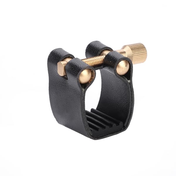 PU-ligaturfeste med plasthette for sopransaksofon, saksofonmunnstykke i bakelite, holdbar