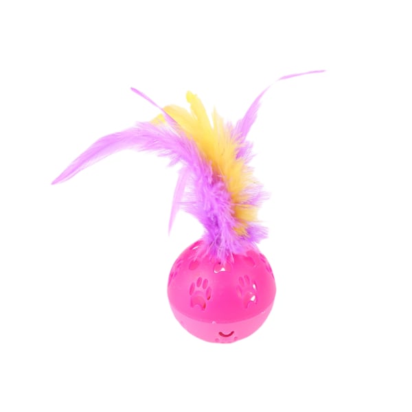 Spring cat ball interactive cat toy cat badminton with bell inside and sound to attract pet's attention