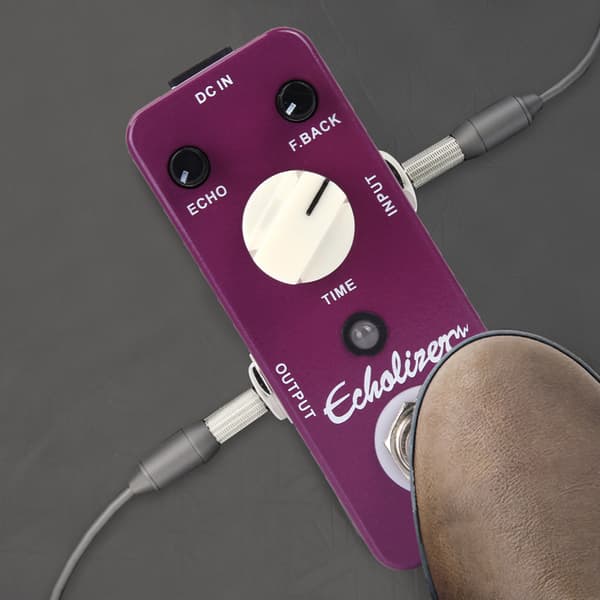 Hele metalhus Delay Distortion Effects Pedal Elektrisk guitar tilbehør