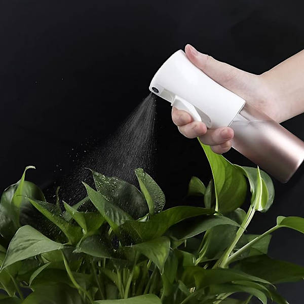 Hårsprayflaska, 200 ml kontinuerlig vattendimma sprayflaska tom fin dimma frisörsalong sprayflaska för lockigt hårstyling, växter, husdjur, H