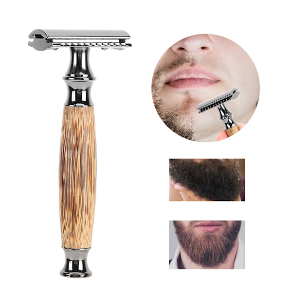 Håndholdt barbermaskin for menn, bærbar frisørsalong, avtakbar skjegg- og kroppshårstrimmer