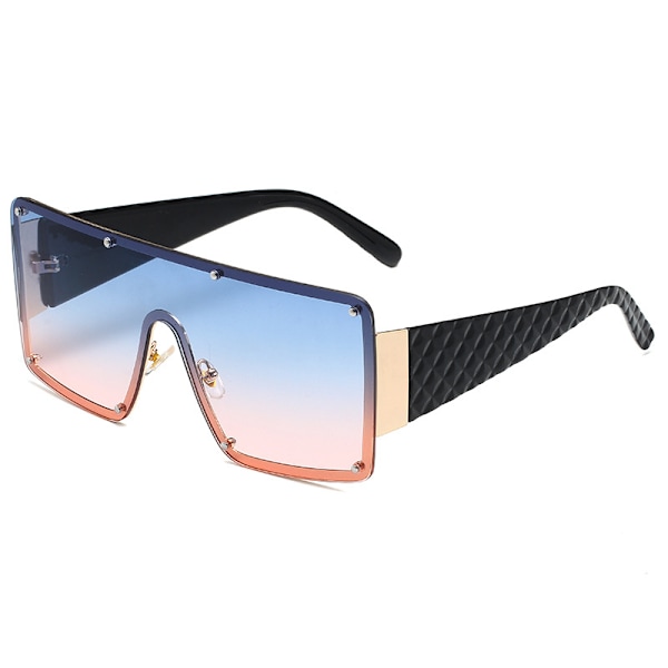 Fashion notch solbriller Rimless Goth briller til kvinder mænd Halloween fest briller Trendy briller UV 400 beskyttelse