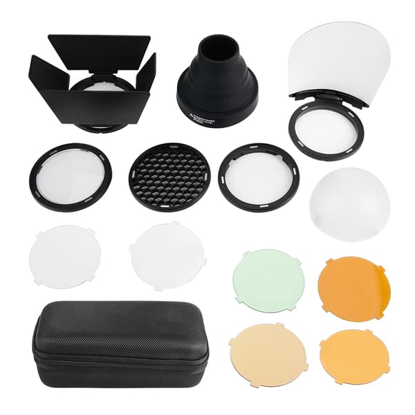 Godox AK-R1 Snoot farvefilter bikagereflektor diffuser til Godox AD200 og H200R