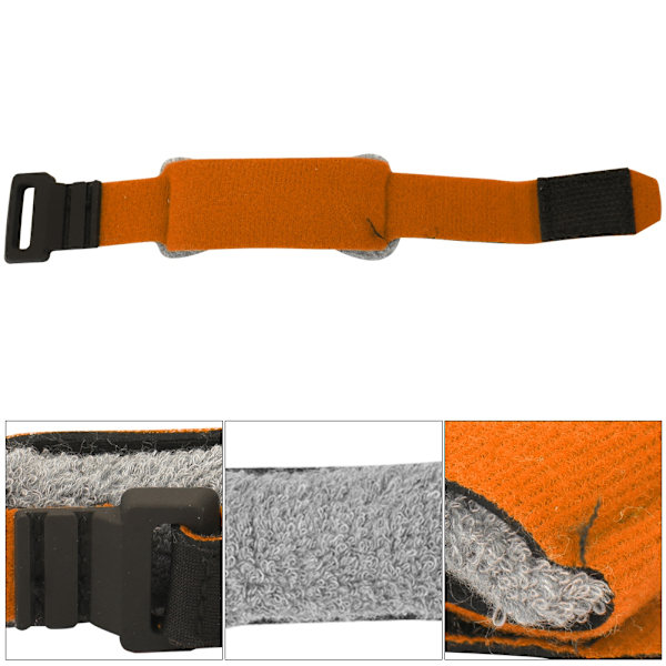 Instrument String Muter Noise Reducer Dampenper til 6 Strenge Elektrisk Træ Akustisk Guitar Bas  (Orange )