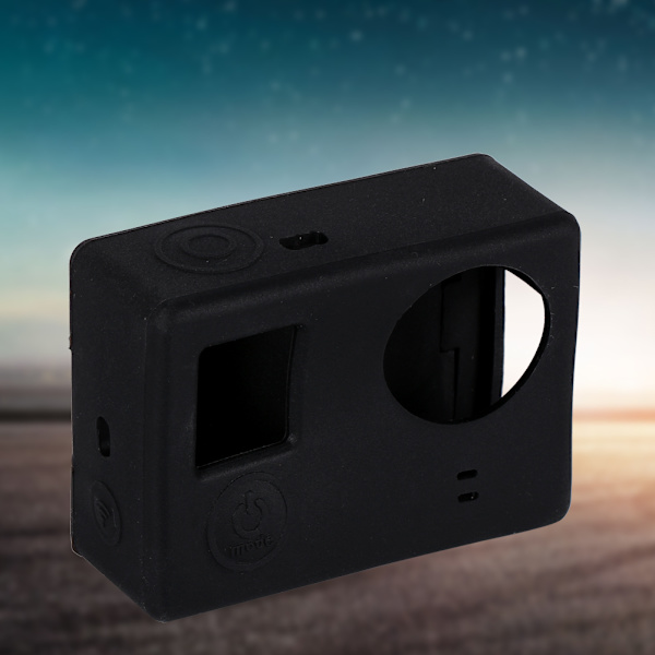 Vattentätt silikon gummi skyddande fodral hud för Gopro Hero3 kamera (svart)