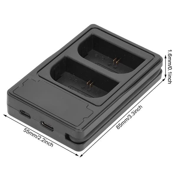 LP-E6 LCD-skjerm Dobbel ladestativ Kamerabatterilader for Canon EOS 60D 5D4 70D 6D 6D2 5D2 5DSR 60Da 7d 7D2 5D3 80D 5DS