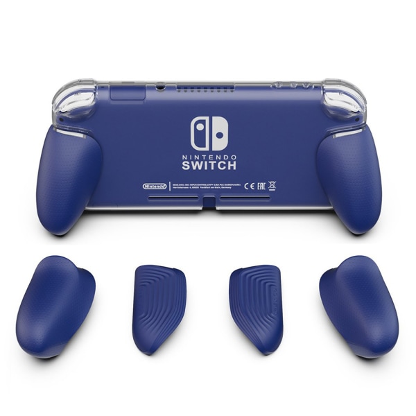 GripCase Lite: Ett bekvämt case med utbytbara handtag [för att passa alla händerstorlekar] för Nintendo Switch Lite [Ingen case]