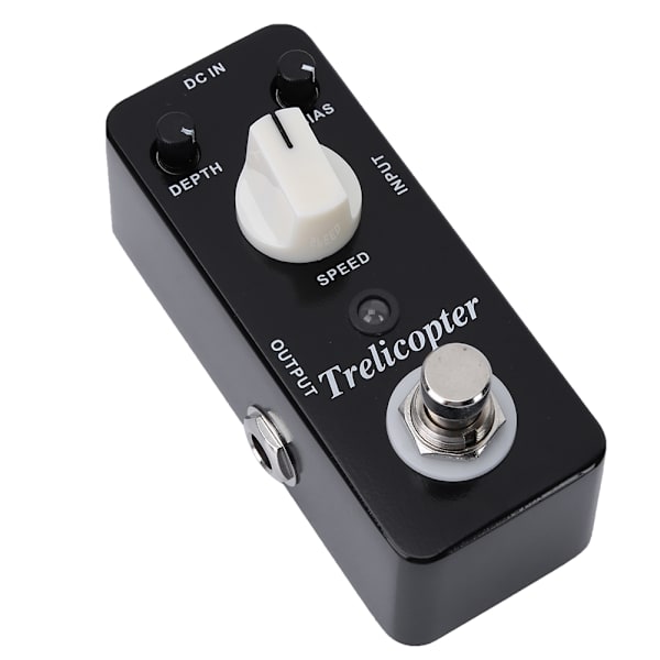 Klassisk All Metal Housing Tremolo Distortion Pedal Elektrisk Gitarr Tillbehör