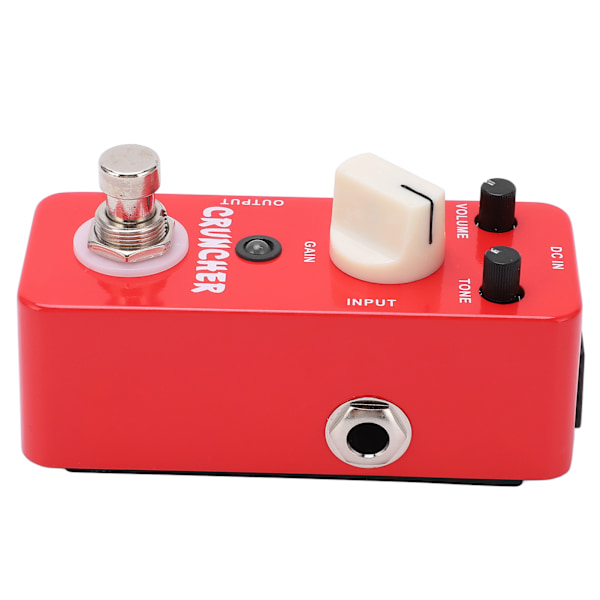 Høy forsterkningsforvrengning Mikro Pedal Metall Mini Effekter 3 Moduser Elektrisk Gitar Effektor MDS3