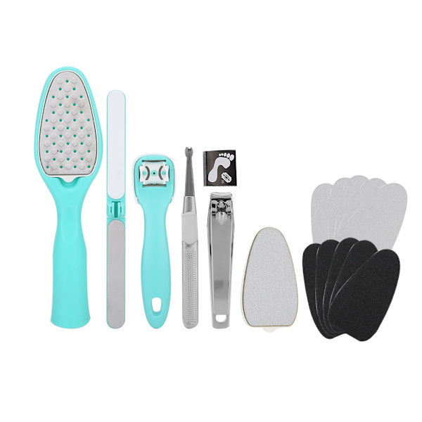 8 st multifunktionell manikyr pedikyr nagelklippare set nagelvård kit verktyg (8 st)