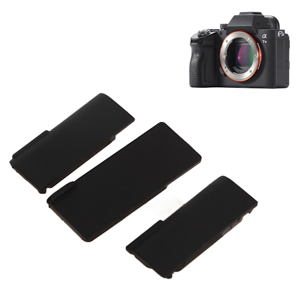 Kameragummiskydd Lock HD Multimedia Interface Lock MIC Interface Lock USB Lock Dörr för Sony A7M3 ILCE7M3