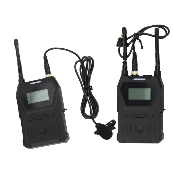 YELANGU UHF Dual Channel Trådløs Lavalier Én til Én Mikrofon til Interviewoptagelse