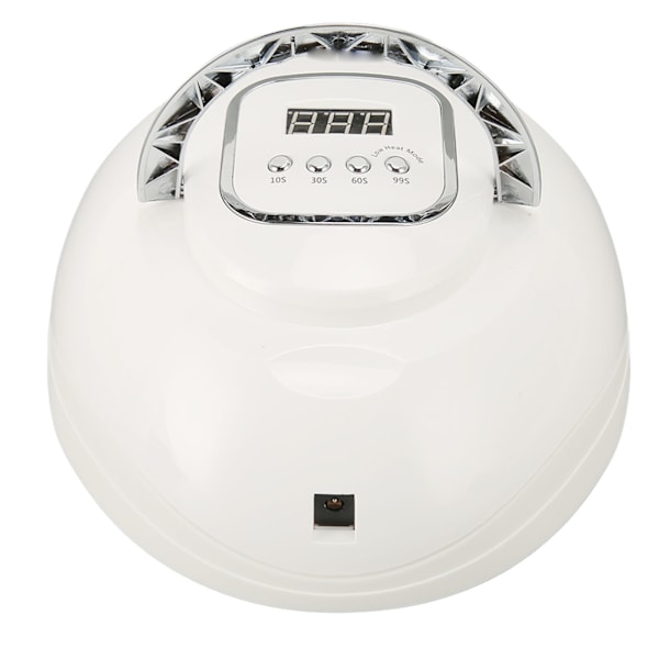UV LED Neglelampe med Dobbel Lyskilde Rød Belysning Avtakbar Base 66 stk Lampebrikker 4 Timer UV Neglelampe 100‑240V EU-kontakt
