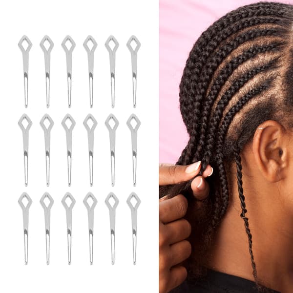 18 stk. Rhombisk Dreadlocks Interlocking Tool Legering Dreadlocks Spændeværktøj Tilbehør til Sisterlocks