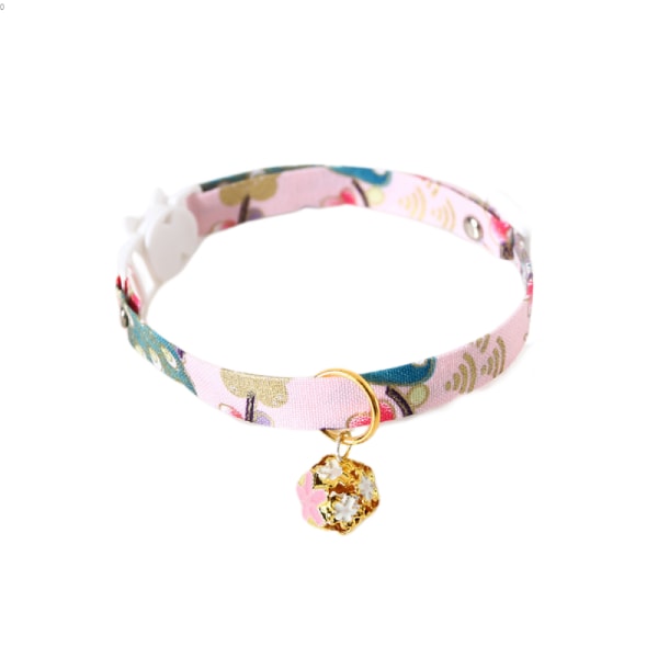 Cat Collar with Bell Adjustable Safe Pet Collar for Kitty Kitten Puppy Handmade Cat Collars 6.6-12.5 Inches