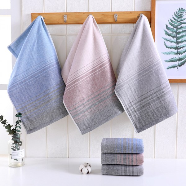 Superabsorberende badehåndklæde, tykt håndklæde til voksne, blødt, tykt, med høj absorptionsevne (farve: Pink, størrelse: 34x76cm)