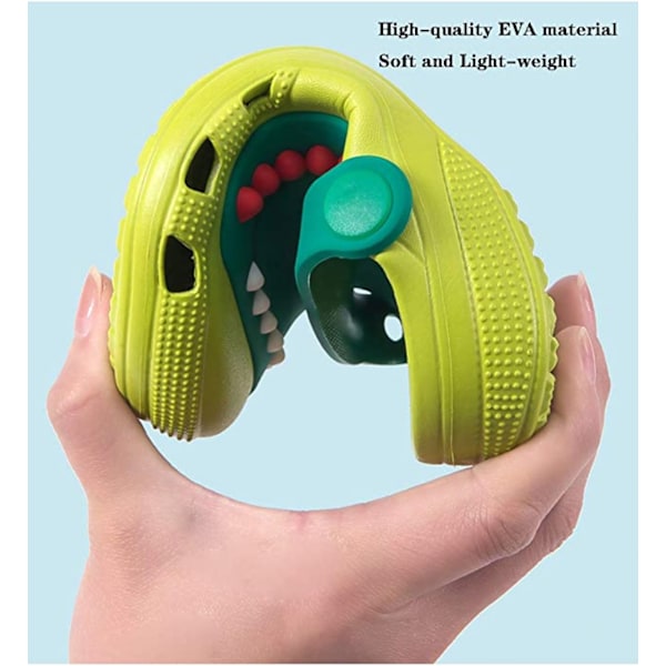 Barnträskor Pojkar Flickor Sommartofflor Småbarn Beach Dinosaur Sandals UK 5.5 Barn
