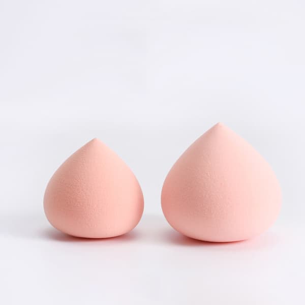 Makeup Sponge Powder Puff Polyuretan Våt och Torr Kombinerad Skönhetsmakeup Ägg Rosa