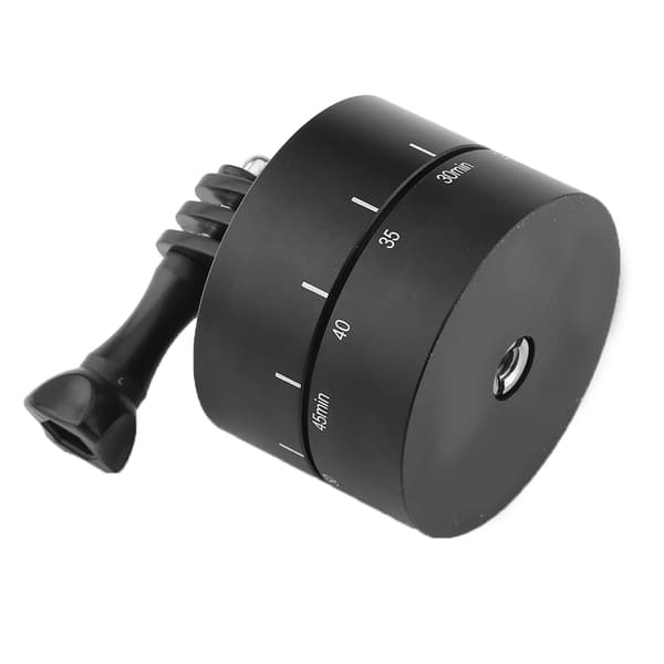 360° 60 minutter roterende stativ for tidsforløp, stabilisator stativadapter for Gopro iPhone